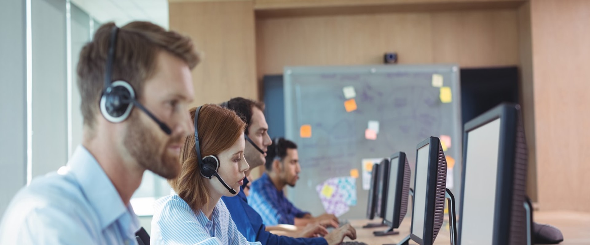 What do you do working at a call center?