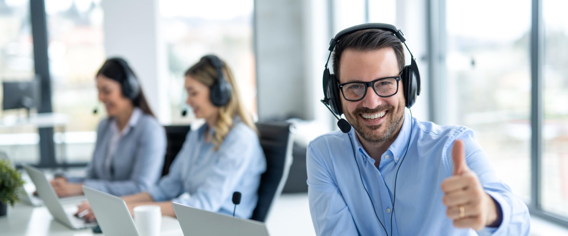 What type of business is a call center job?