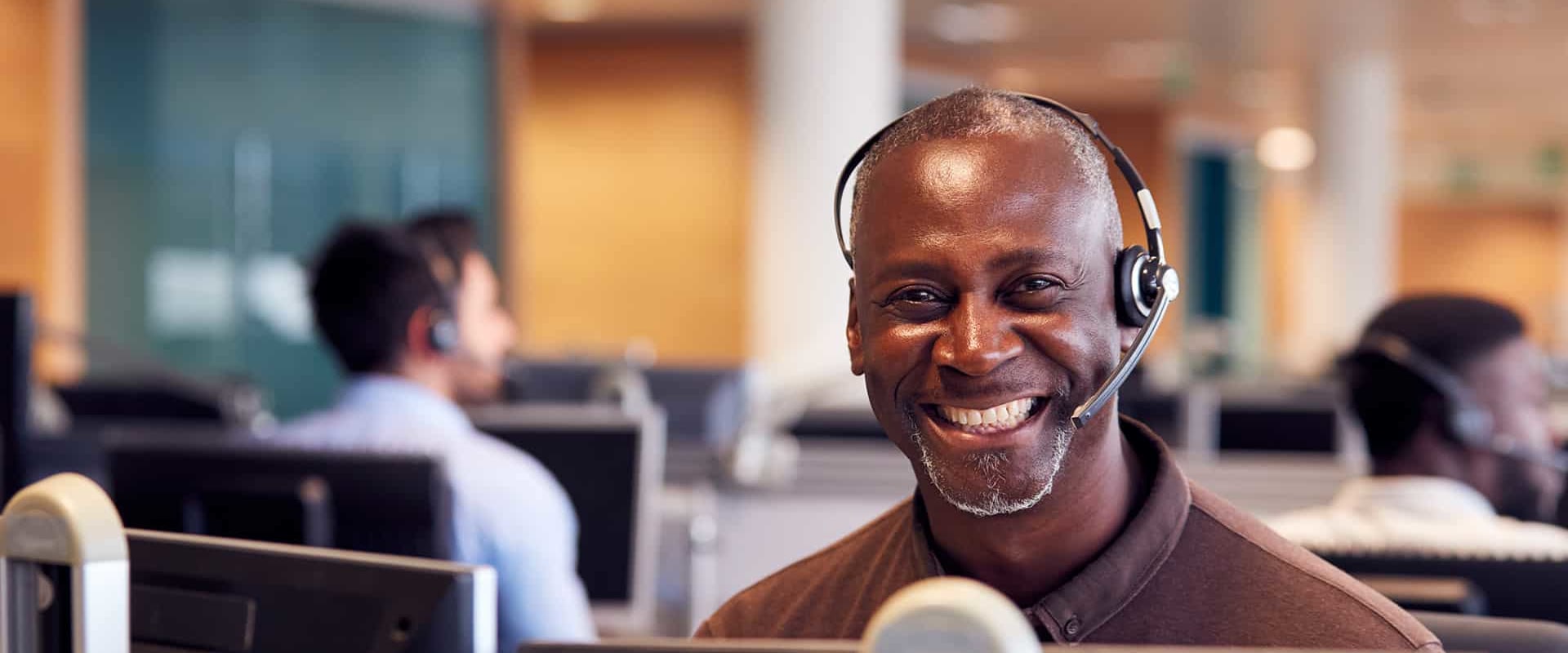 What does a call center employee do?