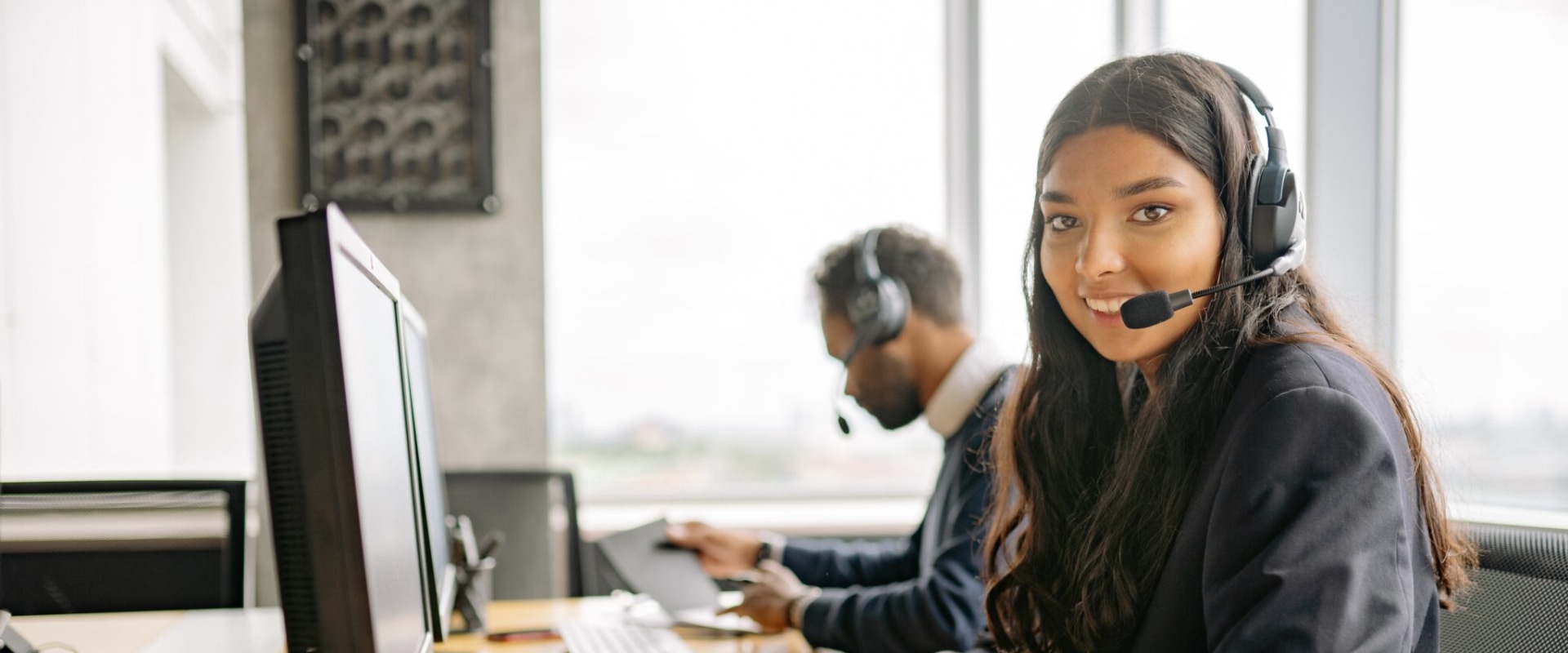 What does a call center job consist of?
