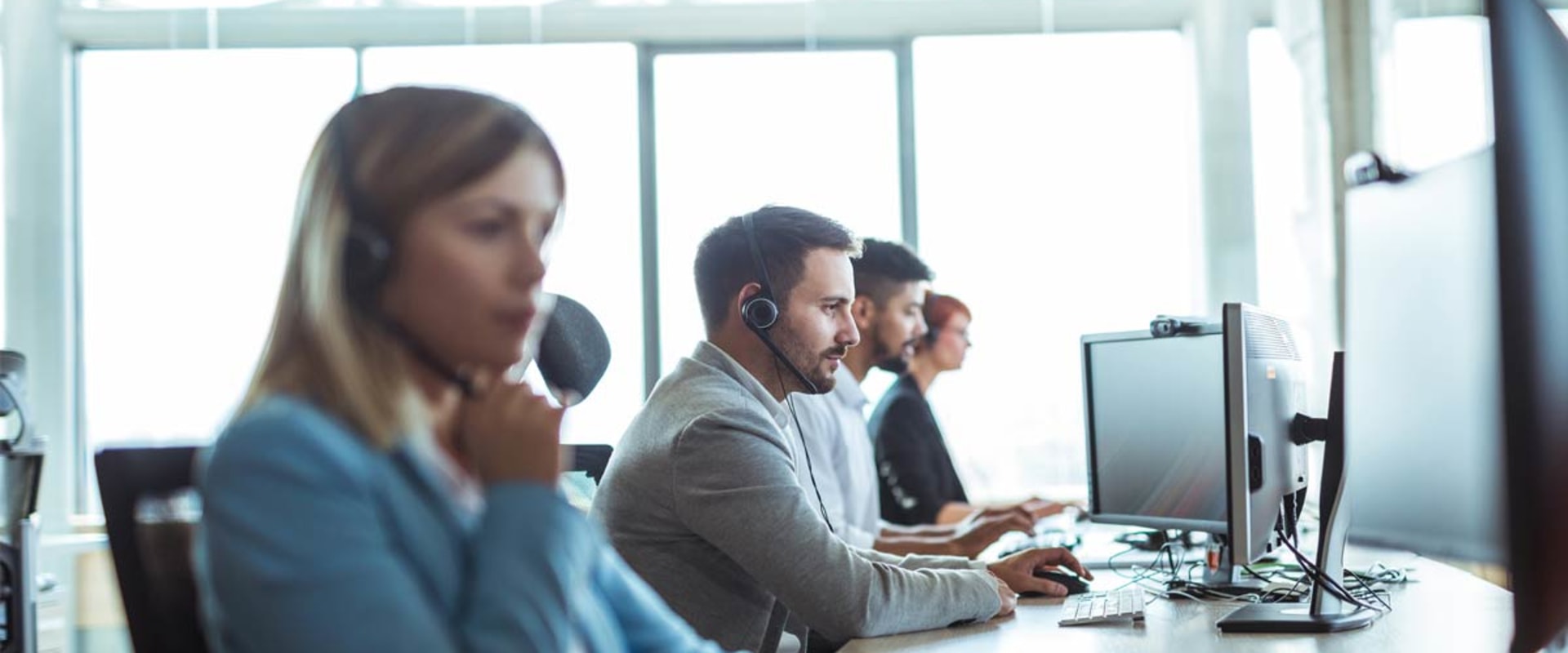 What do you do if you work in a call centre?