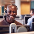 What does a call center employee do?