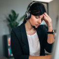 How do you deal with stress in a call center?