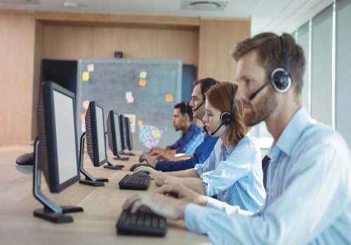 What do you do working at a call center?