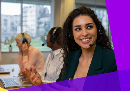 What is the hierarchy of positions in a call center?