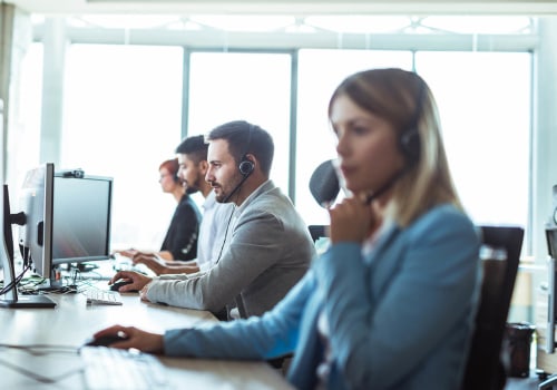 What do you call a person who works at a call center?
